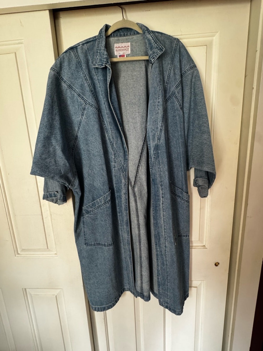 Sundance Light Blue Denim Shirt Jacket Coat